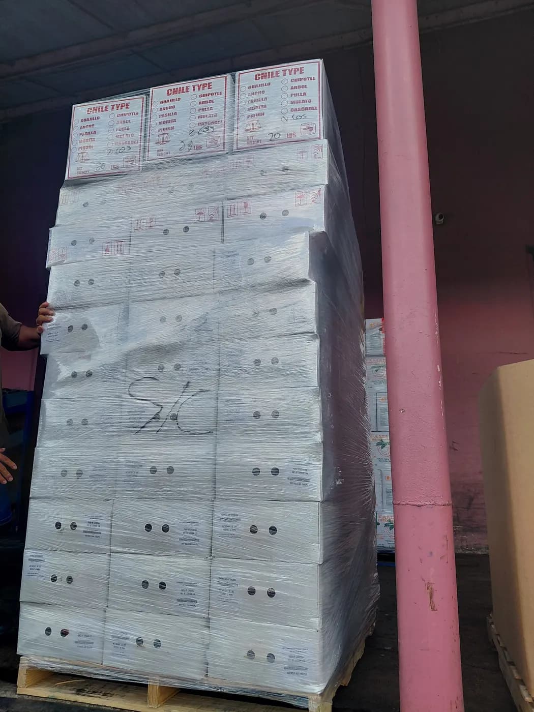 Pallet mixto de mayoreo armado y emplayado por SanAngel, ejemplo 21