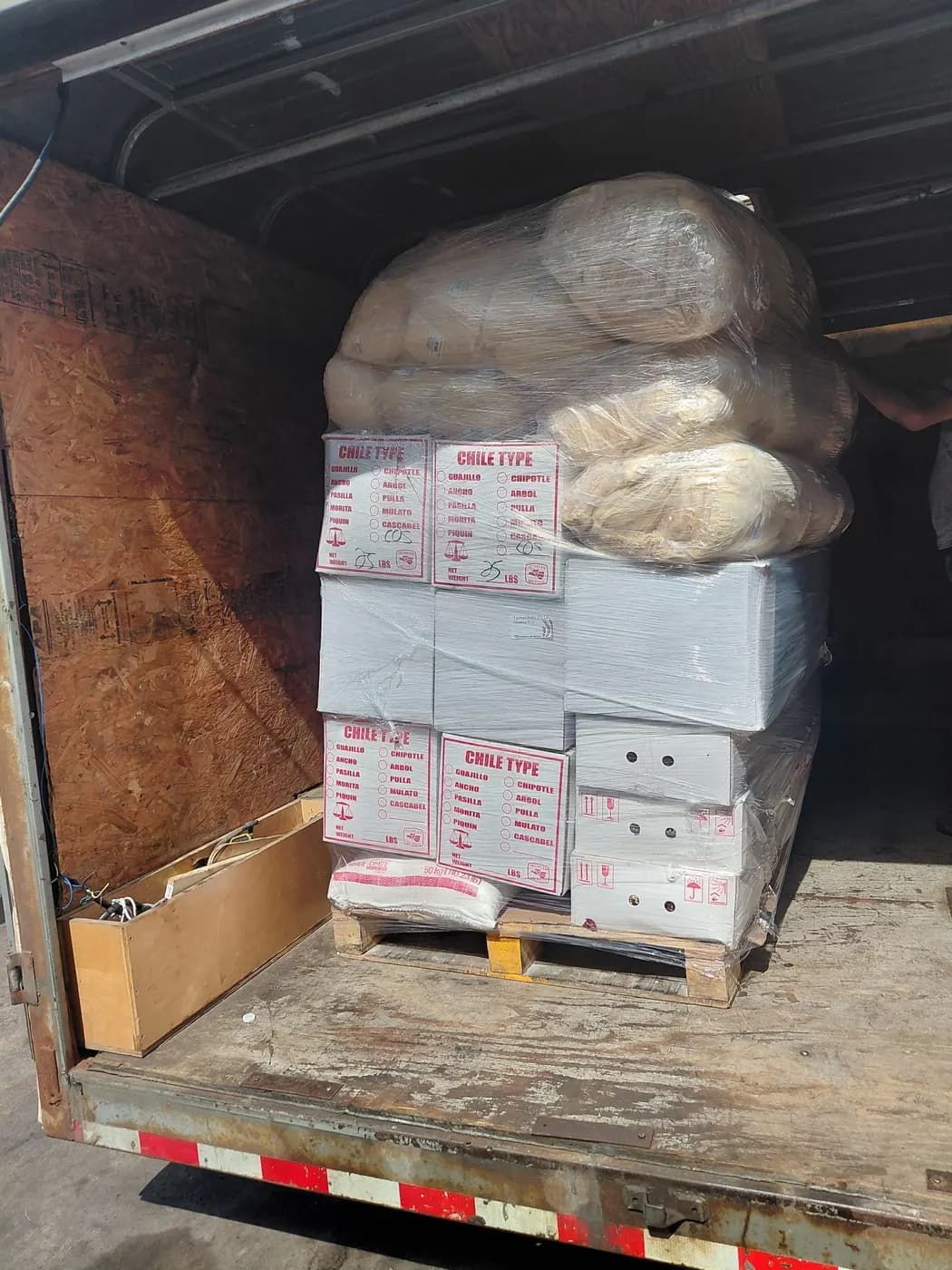 Pallet mixto de mayoreo armado y emplayado por SanAngel, ejemplo 29
