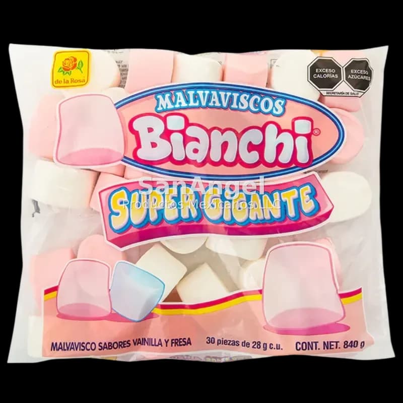Bombon Super Gigante Bianchi - Caja 5 pack/ 840g
