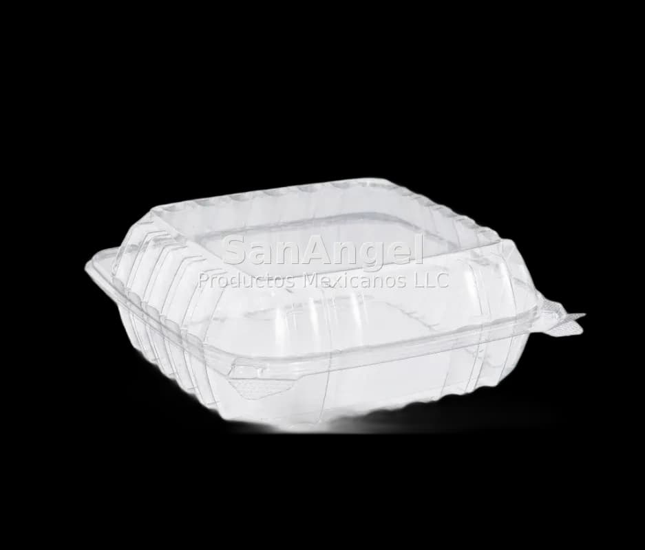 Charola Transparente 8X8 LISO DART - Ristra 125 pz