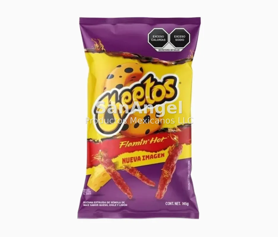 Cheetos XTRA Flaming Hot 145g Large - Box of 20 pieces (98 boxes per pallet)
