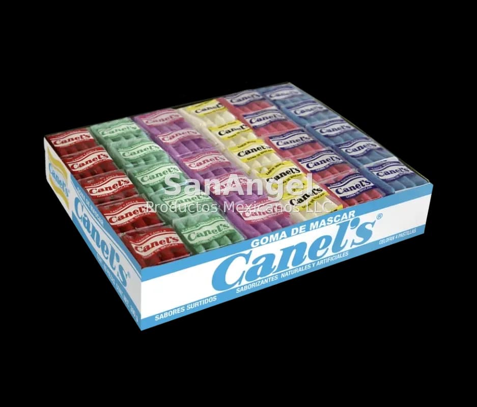 Chicles Canels 4 pastillas 60 pz Pieza