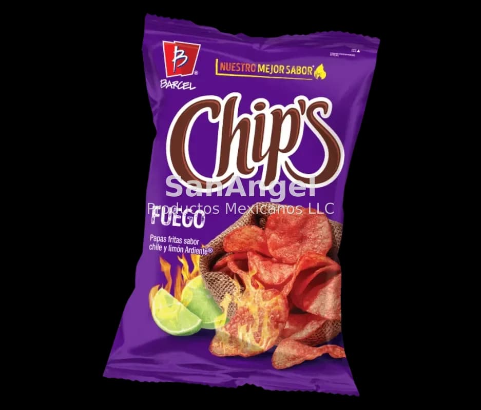 Chips Fuego Barcel 42g - Caja 30pz