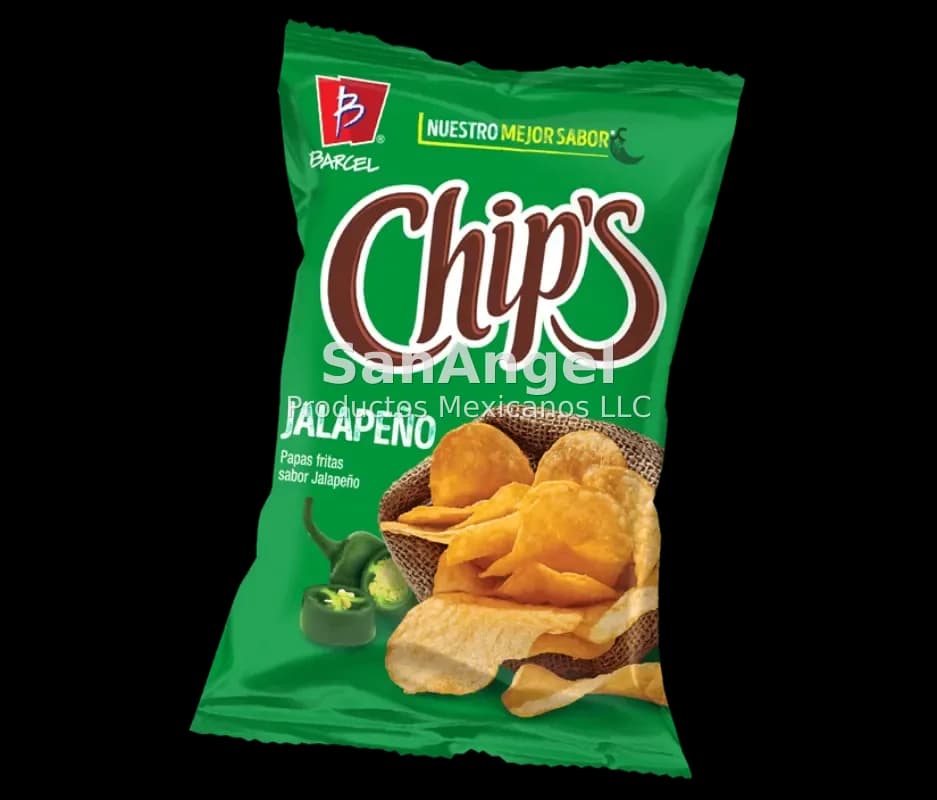Chips Jalapeño Barcel 42g - Caja 30pz