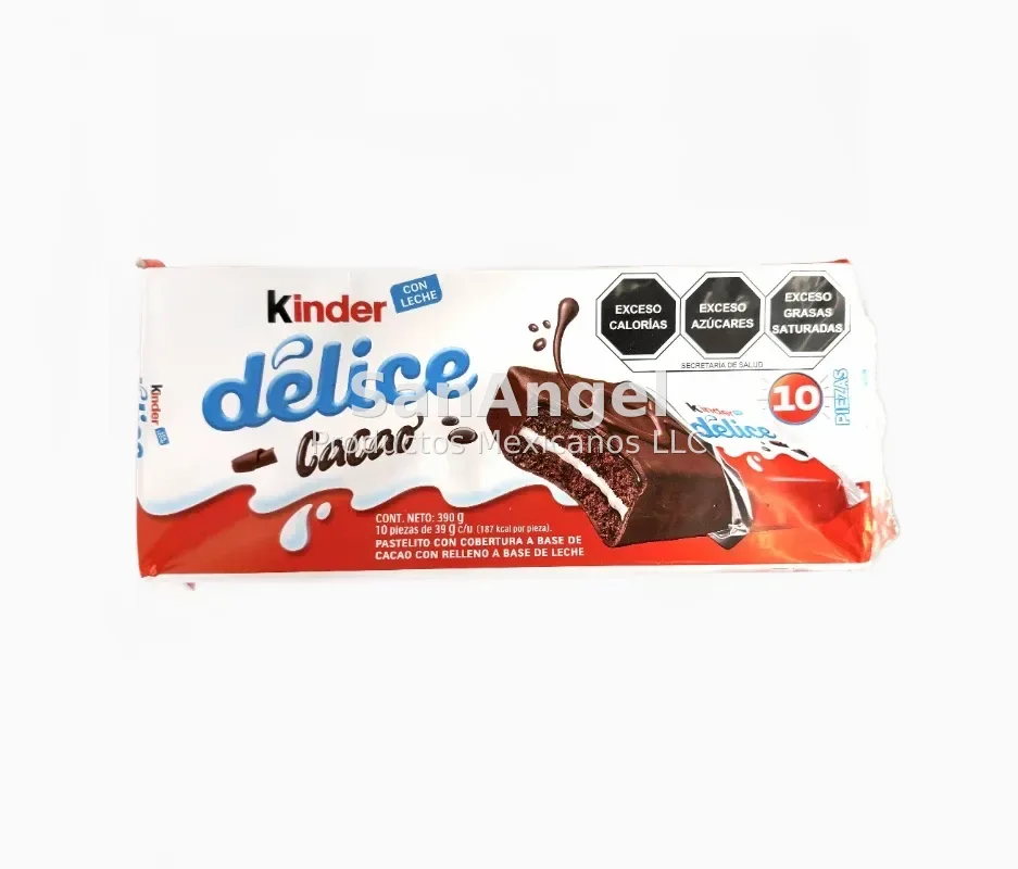Kinder Delice CHOCOLATE - Paquete 10 pz
