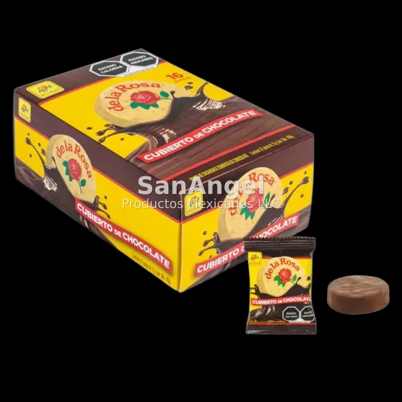 Mazapan Cubierto Con Chocolate - Caja 24pack/16pz