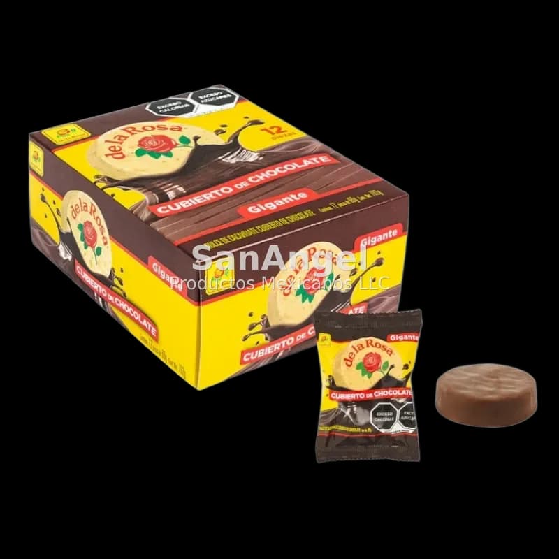 Mazapan Gigante Con Chocolate 60g - Caja 16pack/12pz