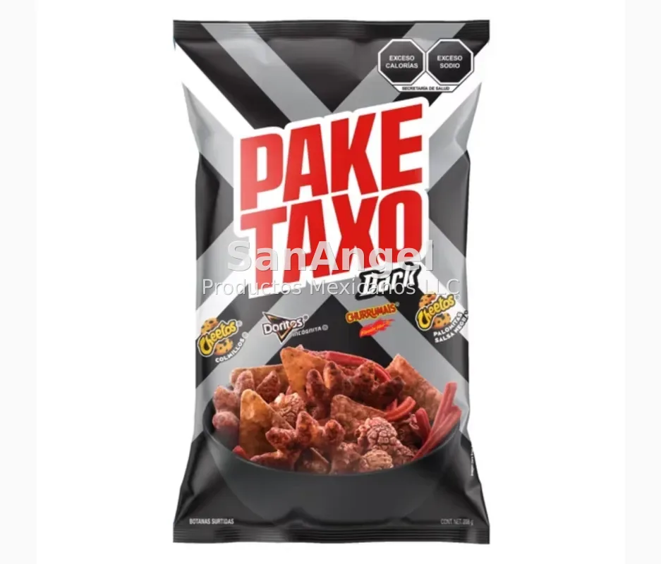 Paketaxo Dark 206g Familiar - Caja 12 pzs (49 Cajas por pallet)