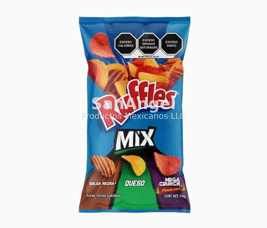 Ruffles Mix Fam 170g Large - Box of 20 pieces (49 boxes per pallet)