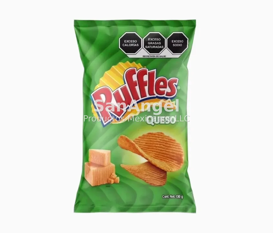 Ruffles Green Cheese 120g Large - Box of 30 pieces (49 boxes per pallet)