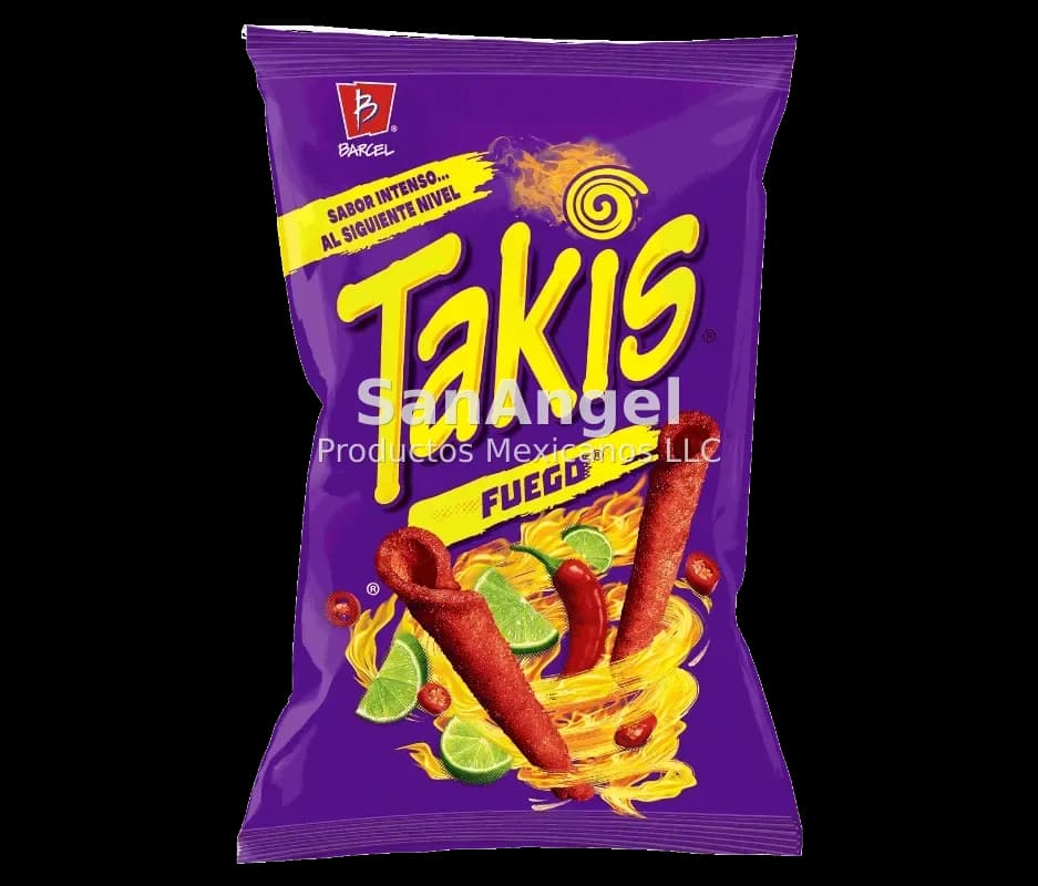 Takis Fuego Chico 56g - Caja 48pz