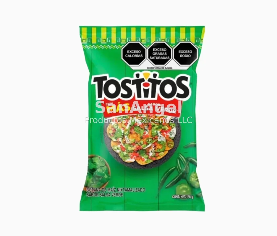 Tostitos Salsa Verde 175g GDE - Caja 22 pzs (63 Cajas por pallet)